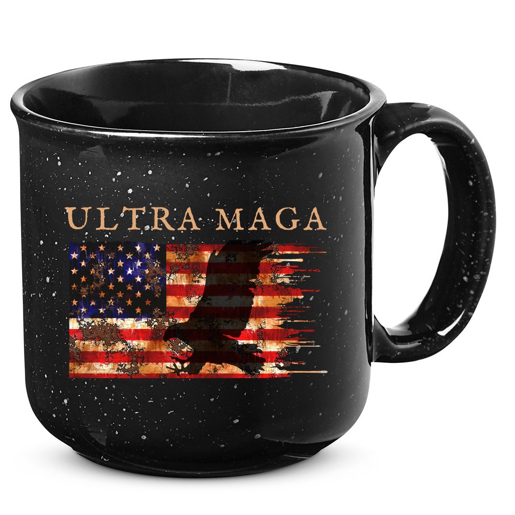 Ultra Maga Conservative Anti Biden 15oz Campfire Ceramic Mug