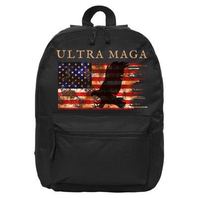 Ultra Maga Conservative Anti Biden 16 in Basic Backpack
