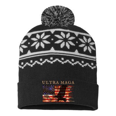 Ultra Maga Conservative Anti Biden USA-Made Snowflake Beanie