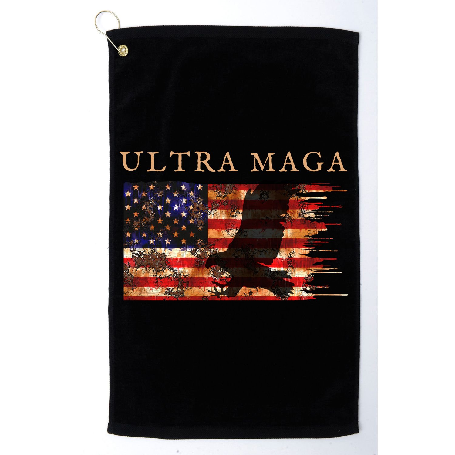 Ultra Maga Conservative Anti Biden Golf Towel