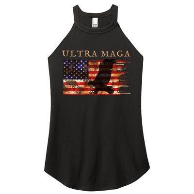 Ultra Maga Conservative Anti Biden Women's Perfect Tri Rocker Tank