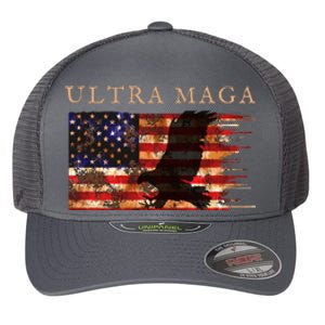 Ultra Maga Conservative Anti Biden Flexfit Unipanel Trucker Cap