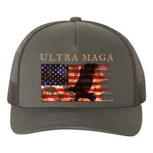 Ultra Maga Conservative Anti Biden Yupoong Adult 5-Panel Trucker Hat