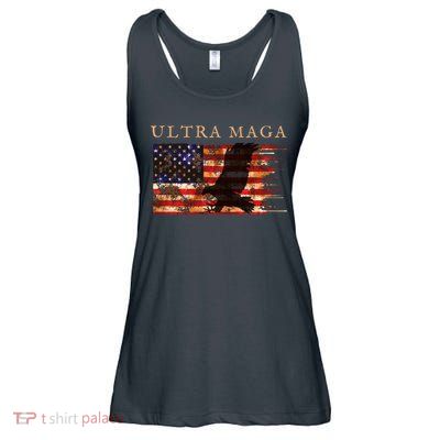 Ultra Maga Conservative Anti Biden Ladies Essential Flowy Tank