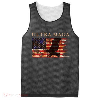 Ultra Maga Conservative Anti Biden Mesh Reversible Basketball Jersey Tank