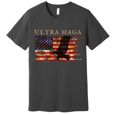 Ultra Maga Conservative Anti Biden Premium T-Shirt