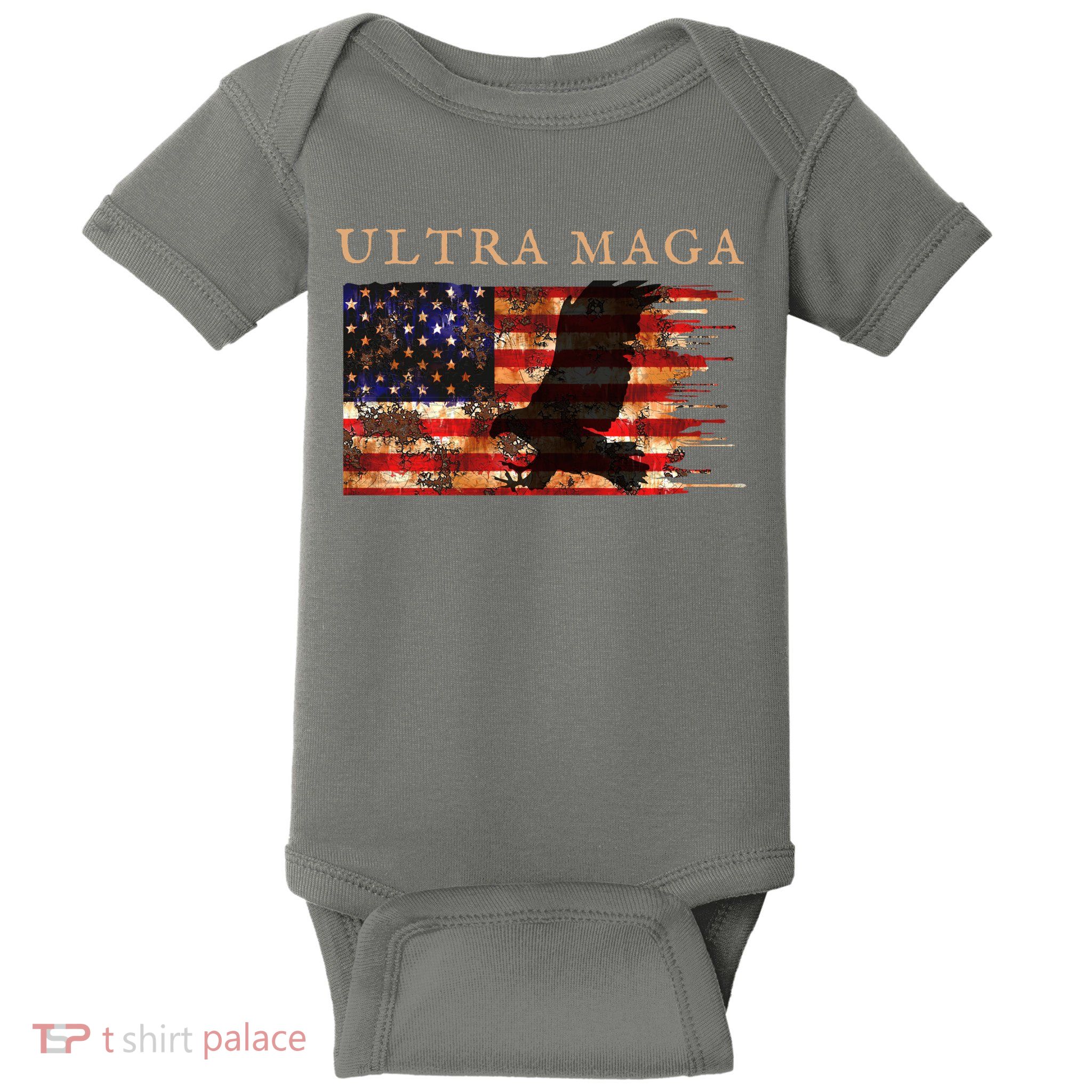 Ultra Maga Conservative Anti Biden Baby Bodysuit
