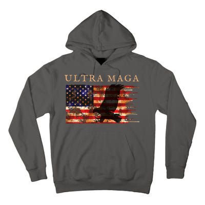 Ultra Maga Conservative Anti Biden Tall Hoodie