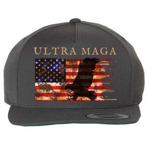 Ultra Maga Conservative Anti Biden Wool Snapback Cap