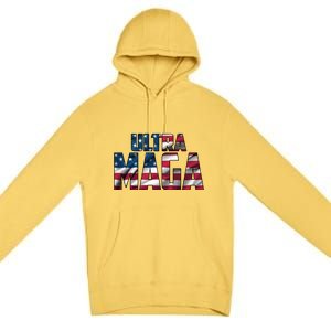 Ultra Maga USA Logo Premium Pullover Hoodie