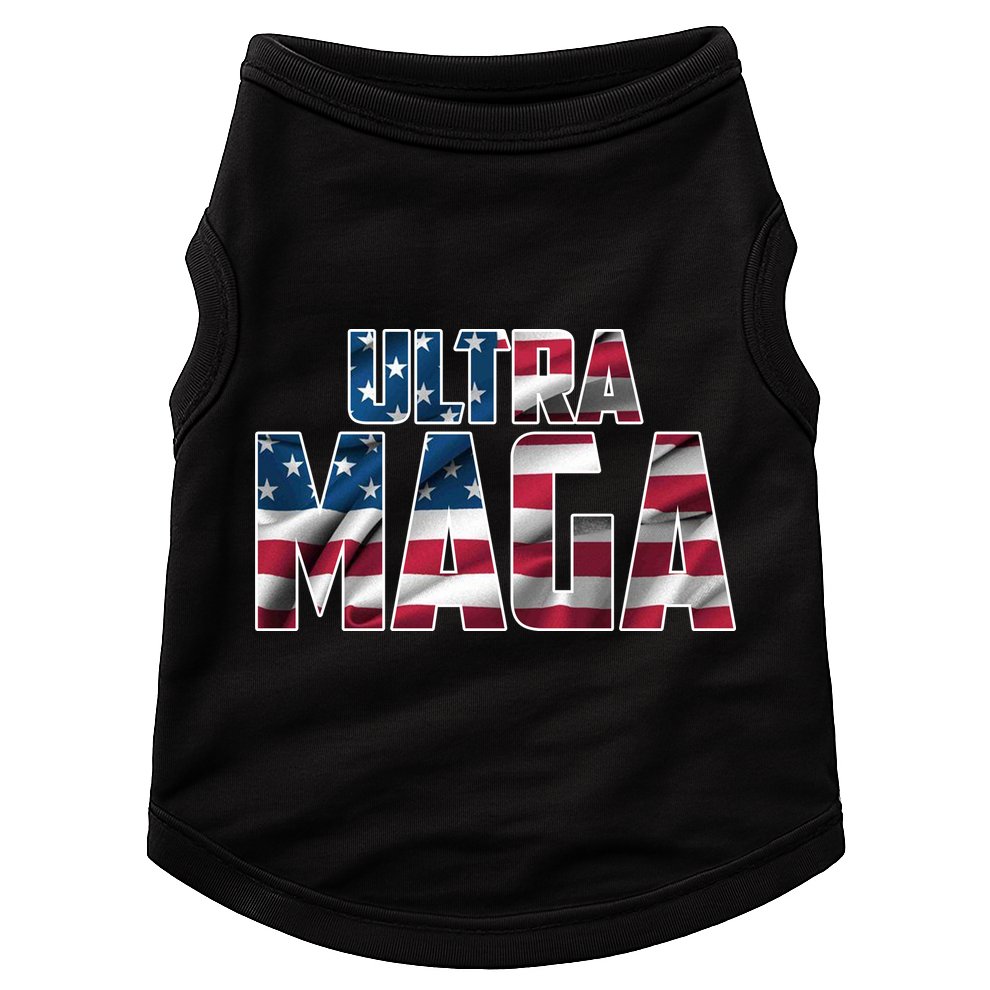 Ultra Maga USA Logo Doggie Tank