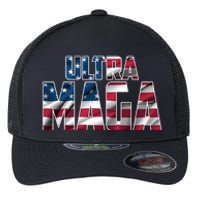 Ultra Maga USA Logo Flexfit Unipanel Trucker Cap