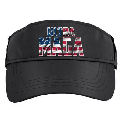 Ultra Maga USA Logo Adult Drive Performance Visor