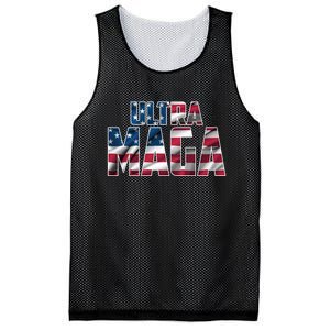 Ultra Maga USA Logo Mesh Reversible Basketball Jersey Tank