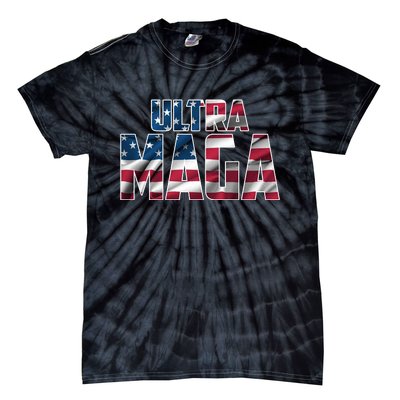 Ultra Maga USA Logo Tie-Dye T-Shirt