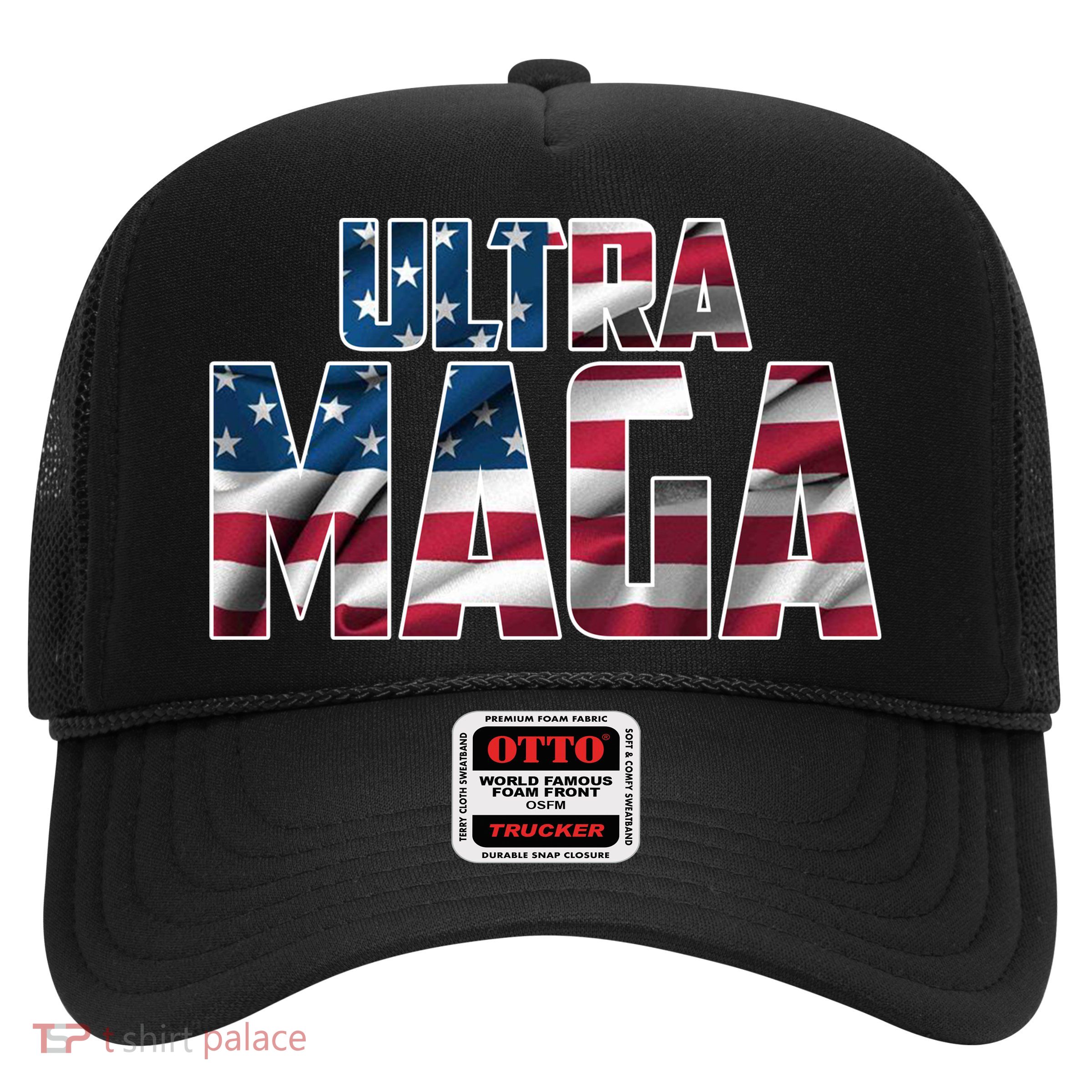 Ultra Maga USA Logo Trucker Hat