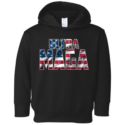 Ultra Maga USA Logo Toddler Hoodie
