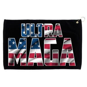 Ultra Maga USA Logo Grommeted Golf Towel