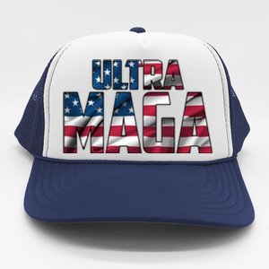 Ultra Maga USA Logo Trucker Hat