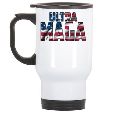 Ultra Maga USA Logo Stainless Steel Travel Mug