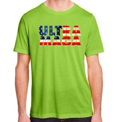 Ultra Maga USA American Flag Adult ChromaSoft Performance T-Shirt