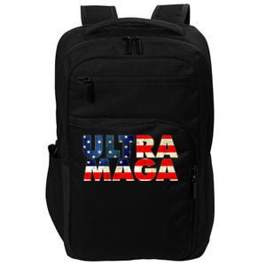 Ultra Maga USA American Flag Impact Tech Backpack