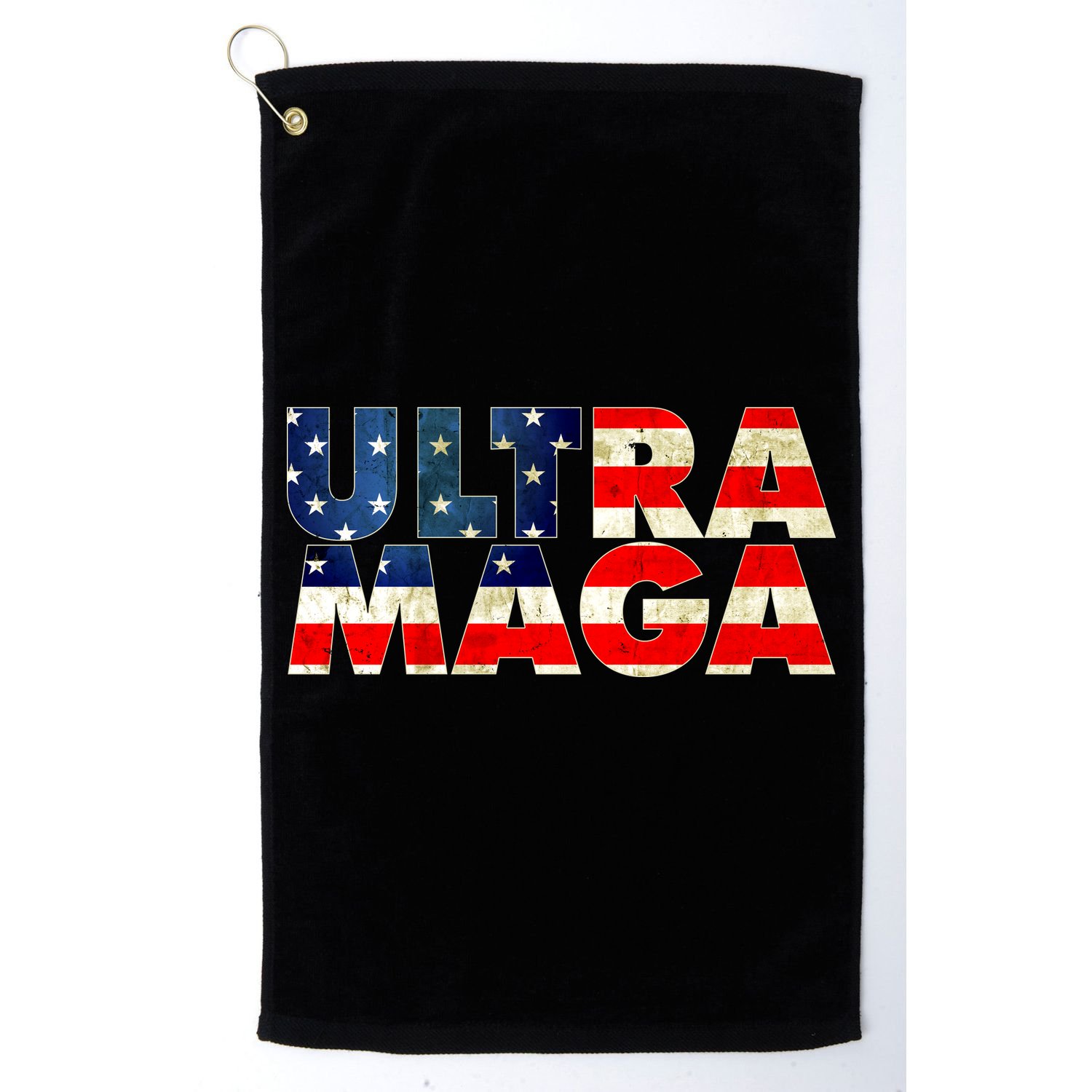 Ultra Maga USA American Flag Golf Towel