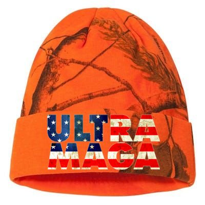 Ultra Maga USA American Flag Kati Licensed 12" Camo Beanie