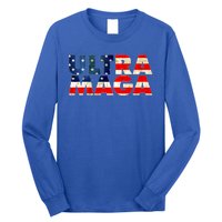 Ultra Maga USA American Flag Long Sleeve Shirt