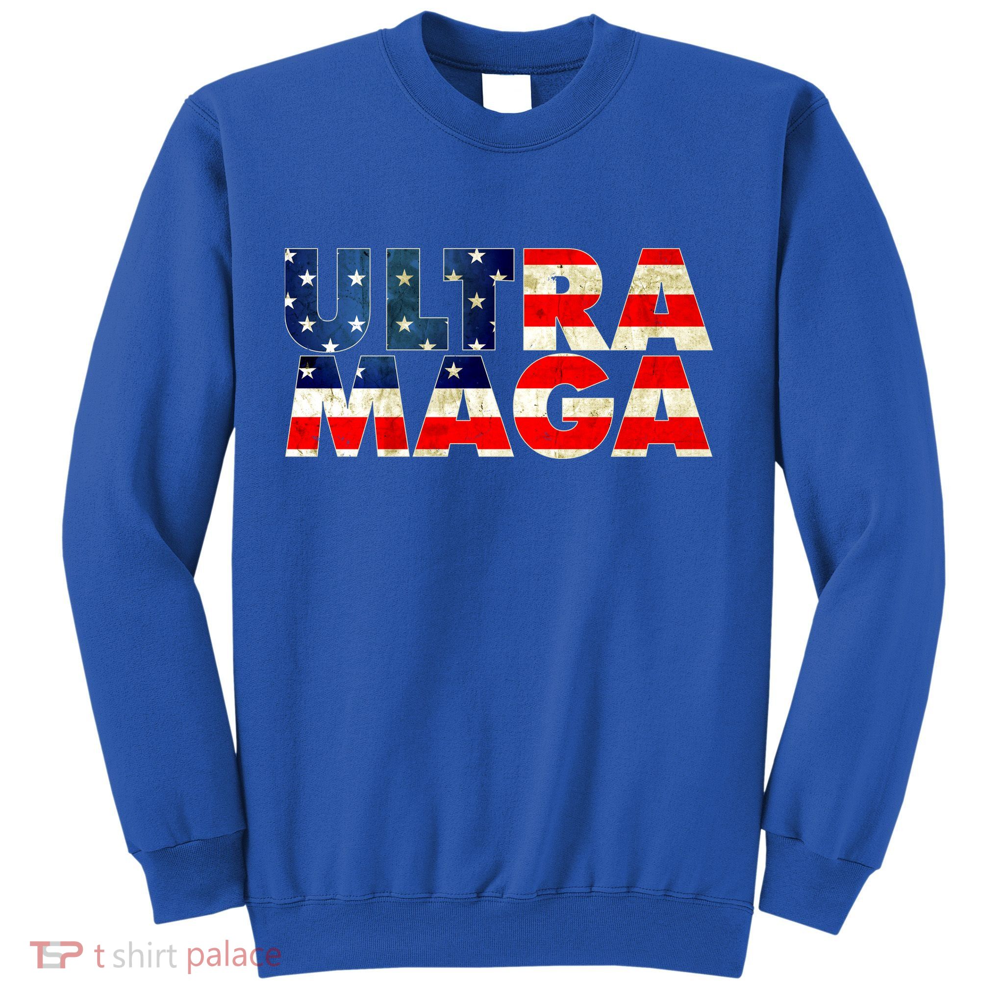 Ultra Maga USA American Flag Sweatshirt