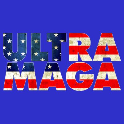 Ultra Maga USA American Flag T-Shirt