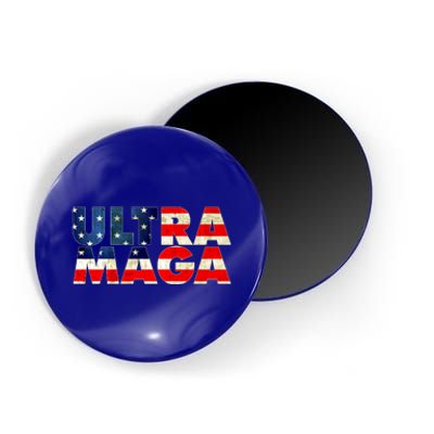 Ultra Maga USA American Flag Magnet