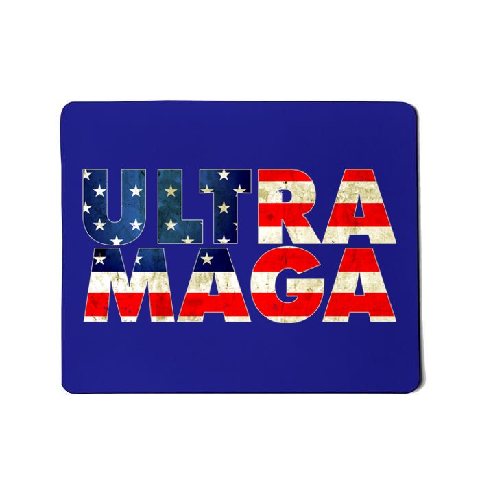 Ultra Maga USA American Flag Mousepad