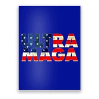 Ultra Maga USA American Flag Poster