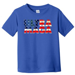 Ultra Maga USA American Flag Toddler T-Shirt