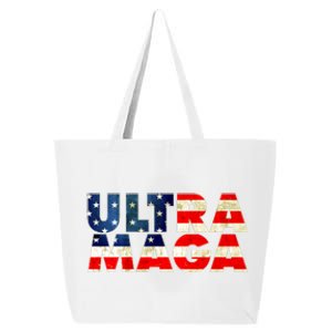 Ultra Maga USA American Flag 25L Jumbo Tote