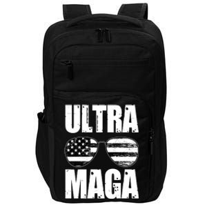 Ultra Maga USA Flag Sunglasses Impact Tech Backpack