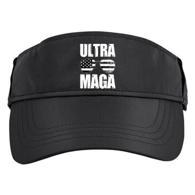 Ultra Maga USA Flag Sunglasses Adult Drive Performance Visor