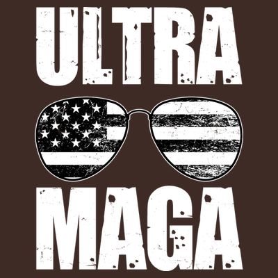 Ultra Maga USA Flag Sunglasses T-Shirt