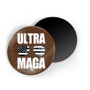 Ultra Maga USA Flag Sunglasses Magnet