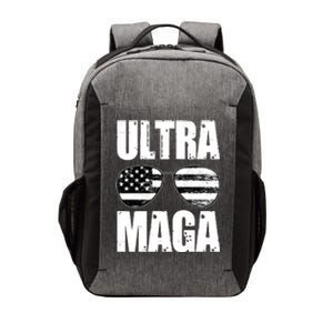 Ultra Maga USA Flag Sunglasses Vector Backpack