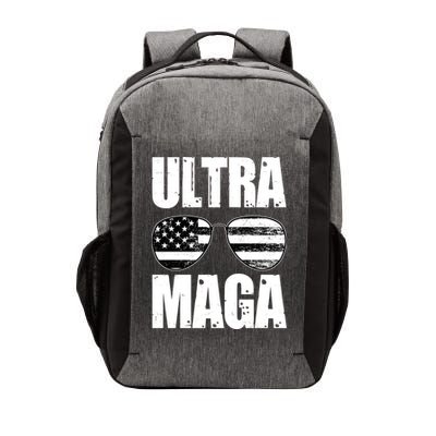 Ultra Maga USA Flag Sunglasses Vector Backpack