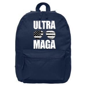 Ultra Maga USA Flag Sunglasses 16 in Basic Backpack