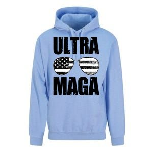 Ultra Maga USA Flag Sunglasses Unisex Surf Hoodie