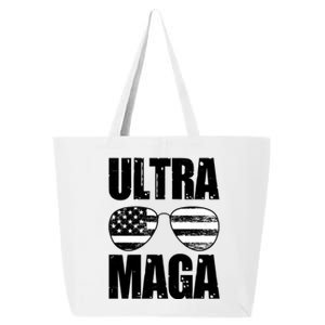 Ultra Maga USA Flag Sunglasses 25L Jumbo Tote