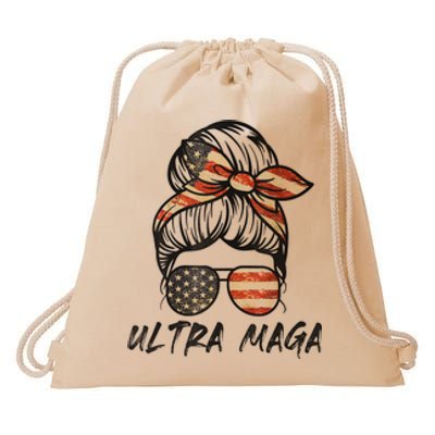 Ultra Maga USA Drawstring Bag