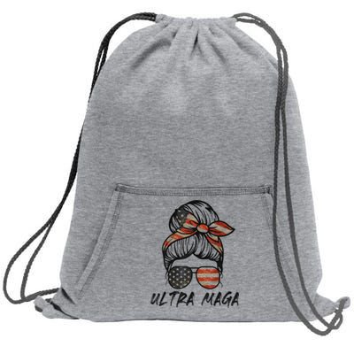 Ultra Maga USA Sweatshirt Cinch Pack Bag