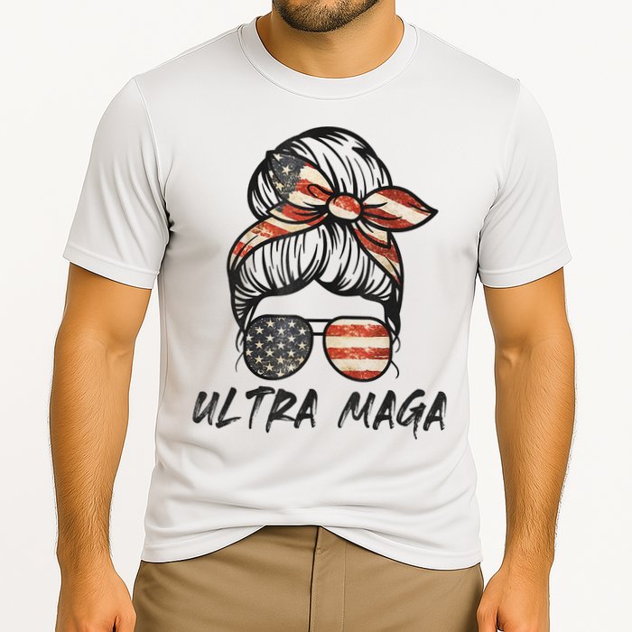 Ultra Maga USA Cooling Performance Crew T-Shirt