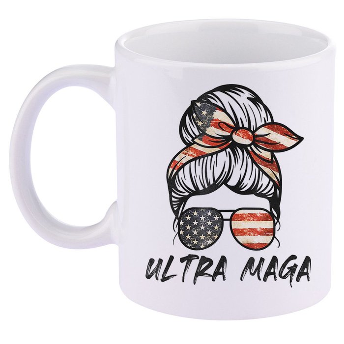 Ultra Maga USA 11oz C Handle Ceramic Mug