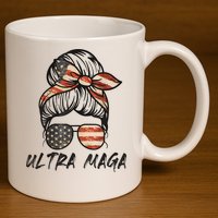 Ultra Maga USA 11oz C Handle Ceramic Mug